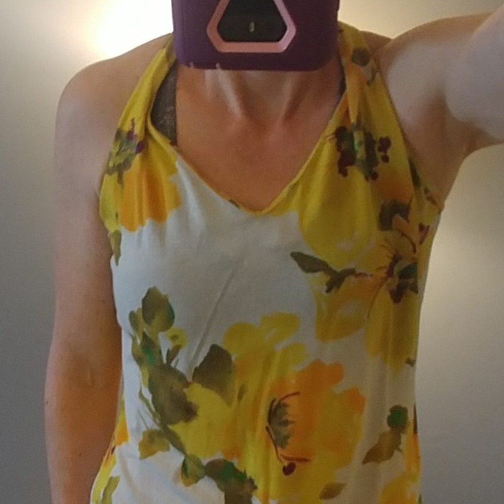 Anthropologie Postmark Cross back sparkle tank - Picture 4 of 5